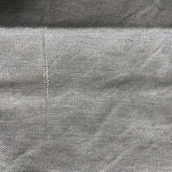 A MEN'S LEVI'S 501 GRAY BUTTON FLY 38 x 32 ~ pre-owned - Picture 6 of 7